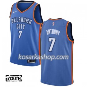 Dres Oklahoma City Thunder Carmelo Anthony 7 Nike 2017-18 Plava Swingman - Dječji